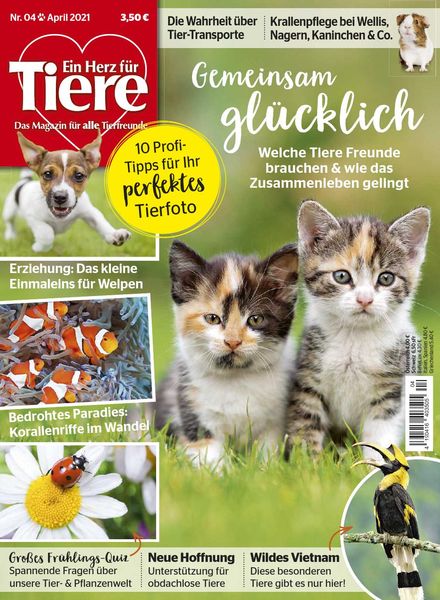 Ein Herz fur Tiere – April 2021