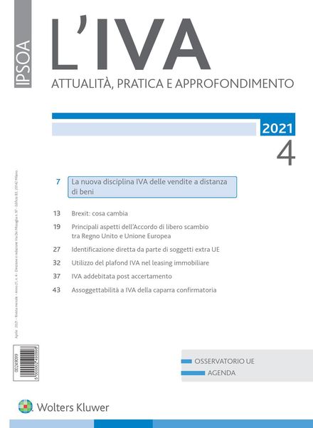 L’IVA – Aprile 2021