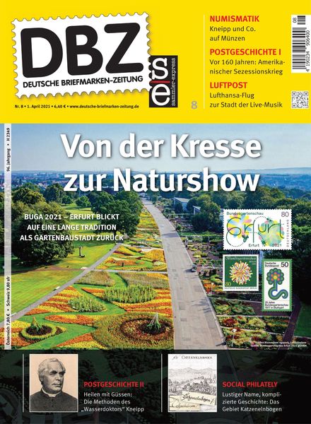 Deutsche Briefmarken-Zeitung – 01 April 2021