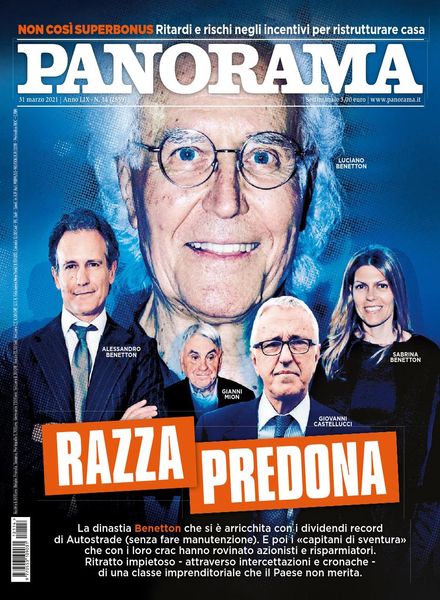 Panorama Italia – 31 Marzo 2021