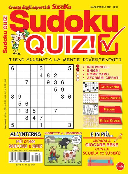 Sudoku Quiz – marzo 2021
