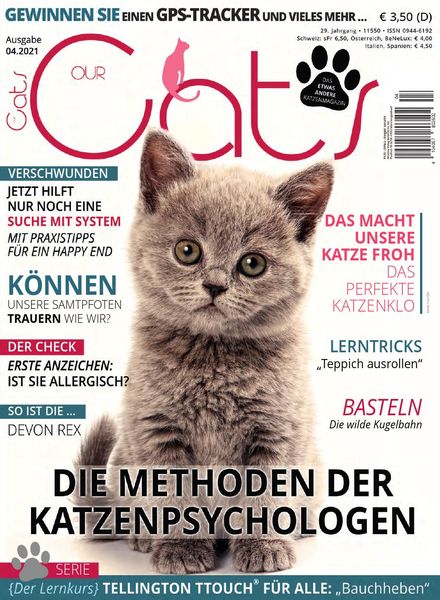 Our Cats – April 2021