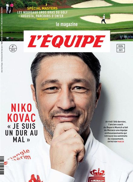 L’Equipe Magazine – 3 Avril 2021