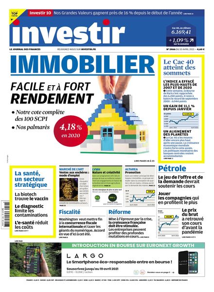 Investir – 10 Avril 2021