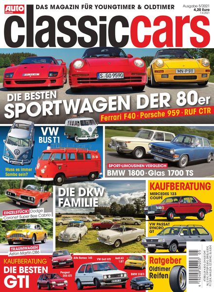 Auto Zeitung Classic Cars – Juni 2021