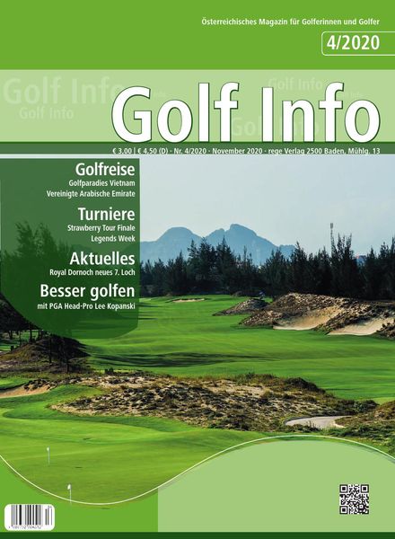 Golf Info – November 2020