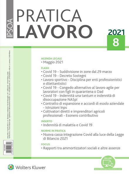 Pratica Lavoro – 17 Aprile 2021