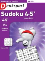 Denksport Sudoku 4-5 premium – 21 januari 2021