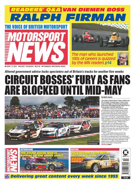 Motorsport News – April 15, 2021