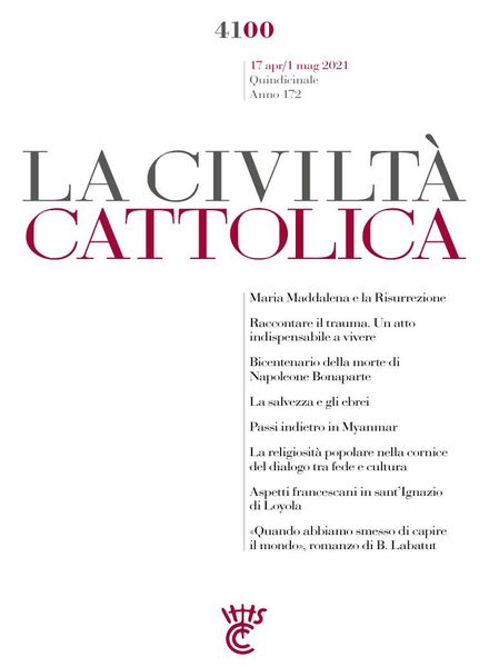 La Civilta Cattolica – 17 Aprile 2021