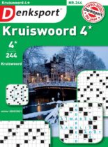 Denksport Kruiswoord 4 – december 2020