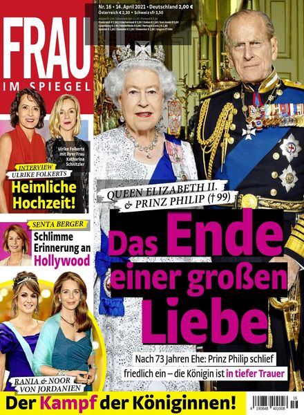 Frau im Spiegel – 14 April 2021