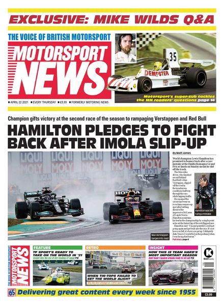 Motorsport News – April 22, 2021