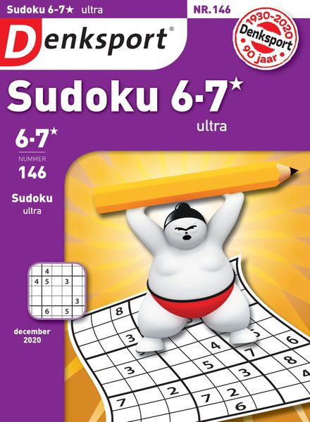 Denksport Sudoku 6-7 ultra – 03 december 2020