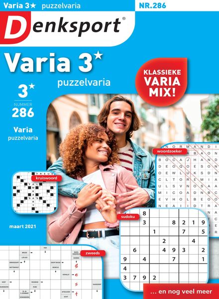 Denksport Varia 3 Puzzelvaria – 18 maart 2021