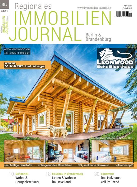 Regionales Immobilien Journal Berlin & Brandenburg – April 2021