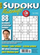 Sudoku Meisterhaft – 26 Marz 2021