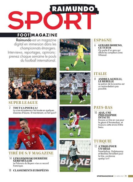 Sport Foot Magazine Raimundo – 23 Avril 2021