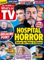 What’s on TV – 24 April 2021