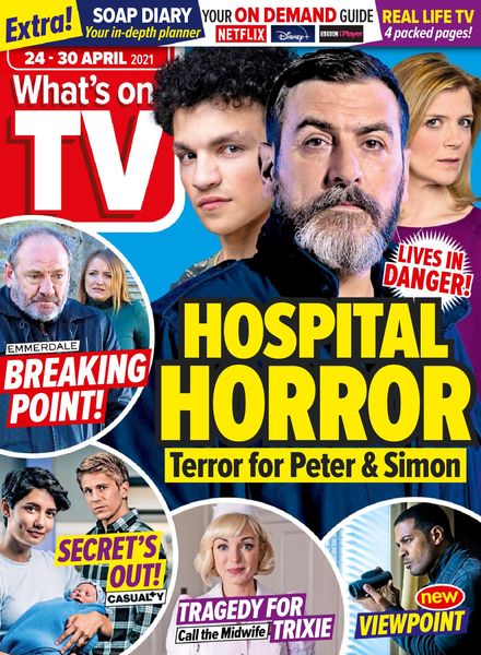 What’s on TV – 24 April 2021