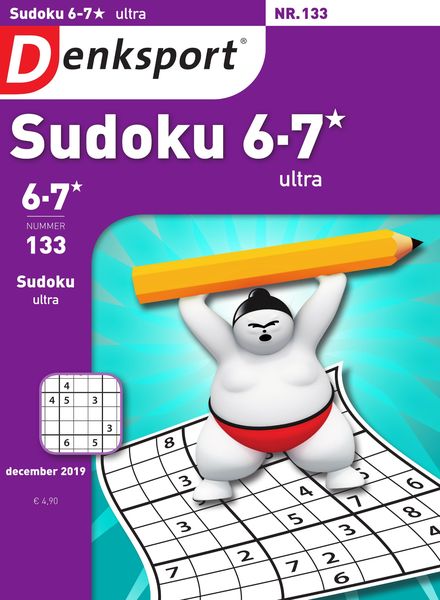 Denksport Sudoku 6-7 ultra – 17 december 2019