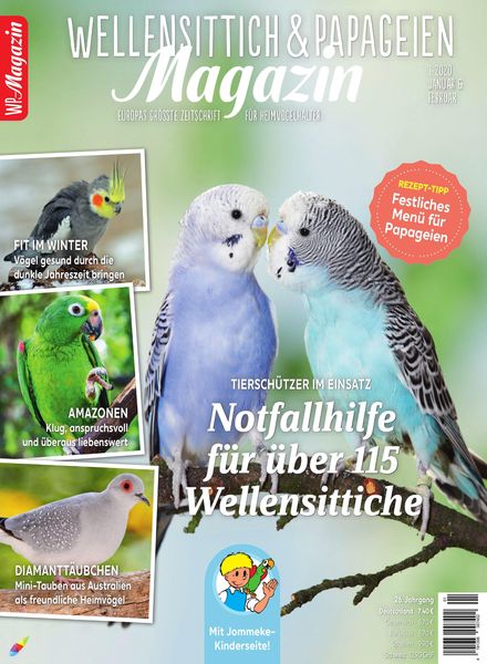 WP-Magazin Wellensittich & Papageien – Januar 2020
