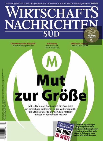 Wirtschaftsnachrichten Sud – April 2021