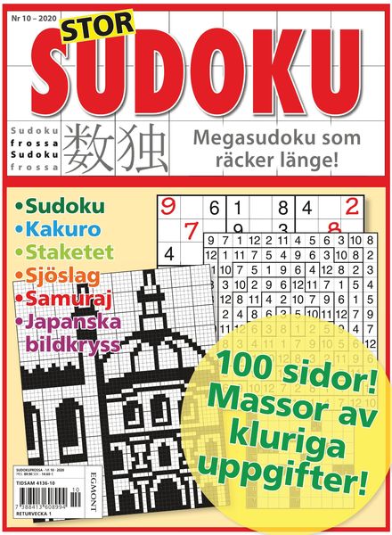 Sudoku Frossa – 03 december 2020