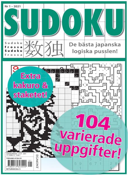 Sudoku Frossa – 07 januari 2021