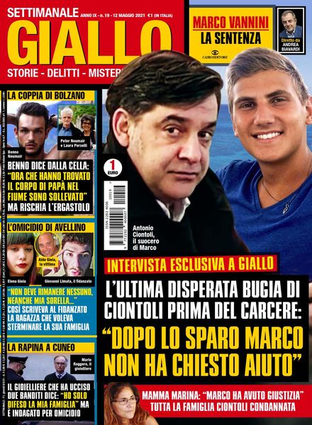 Giallo – 12 Maggio 2021