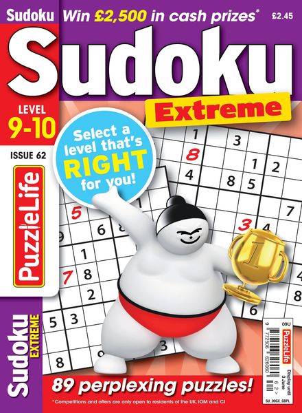 PuzzleLife Sudoku Extreme – May 2021