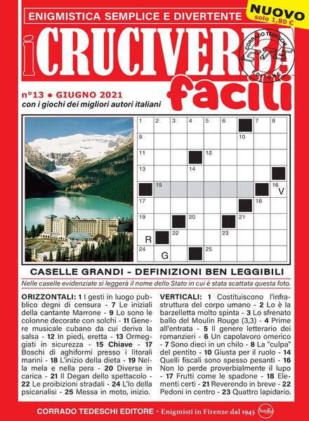 I Cruciverba Facili – giugno 2021