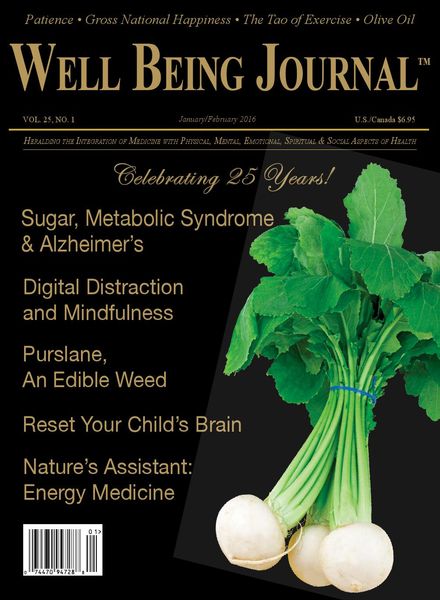 Well Being Journal – January-February 2016
