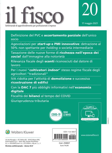 il fisco – 17 Maggio 2021