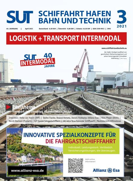 Schiffahrt Hafen Bahn und Technik – April 2021