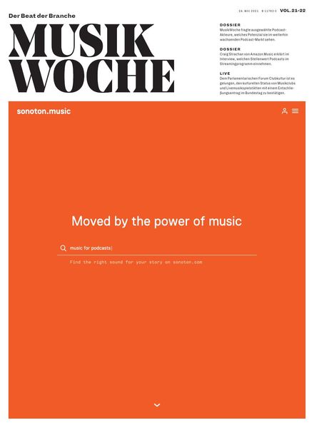MusikWoche – 24 Mai 2021