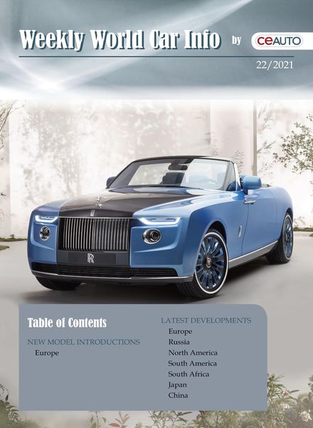 Weekly World Car Info – 29 May 2021