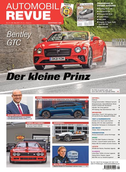 Automobil Revue – 28 Mai 2021