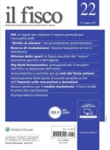 il fisco – 31 Maggio 2021