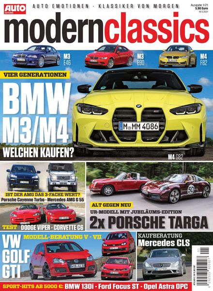 Auto Zeitung Modern Classics – 26 Mai 2021