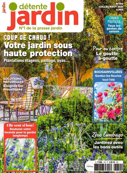 Detente Jardin – Juillet-Aout 2021