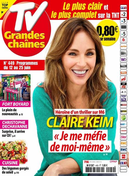 TV Grandes chaines – 12 Juin 2021