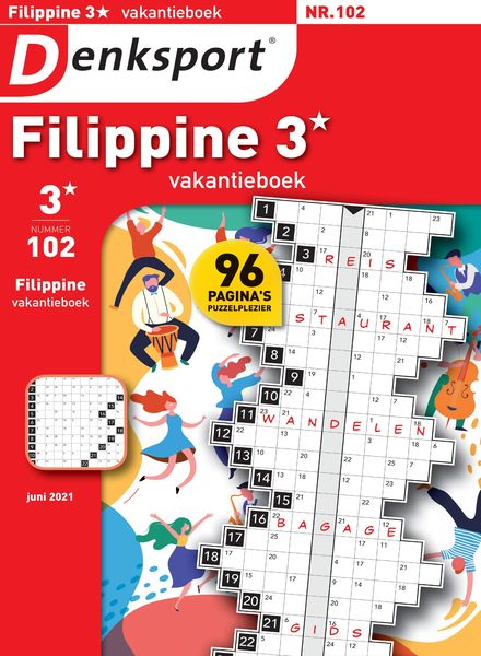 Denksport Filippine 3 Vakantieboek – juni 2021
