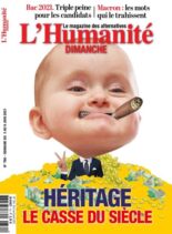 L’Humanite Dimanche – 3 Juin 2021