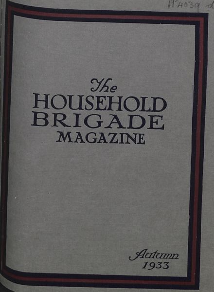 The Guards Magazine – Autumn 1933