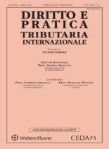 Diritto e pratica tributaria internazionale – Maggio 2021
