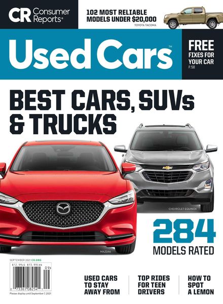 Consumer Reports Cars & Technology Guides – June 2021