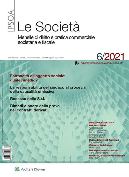 Le Societa – Giugno 2021
