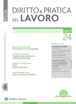 Diritto e Pratica del Lavoro – 19 Giugno 2021