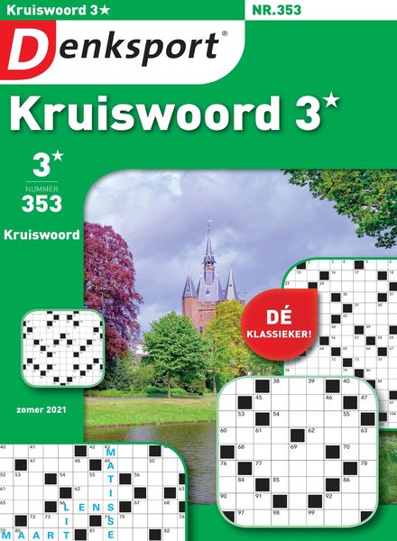Denksport Kruiswoord 3 – 17 juni 2021
